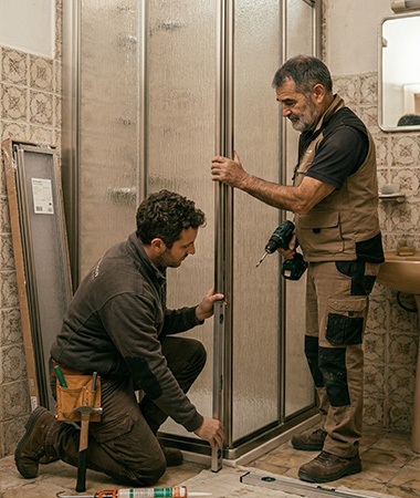 Mamparas de ducha y servicios de reparaciones en Madrid Deco Rosas