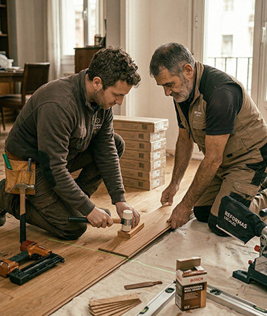 Parquet y servicios de reparaciones en Madrid Deco Rosas