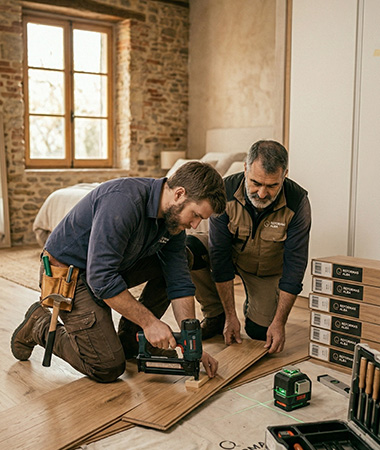 Tarima y servicios de reparaciones en Madrid Deco Rosas