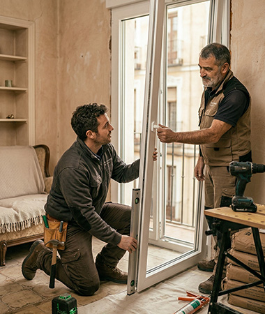 Ventanas PVC y aluminio y servicios de reparaciones en Madrid Deco Rosas