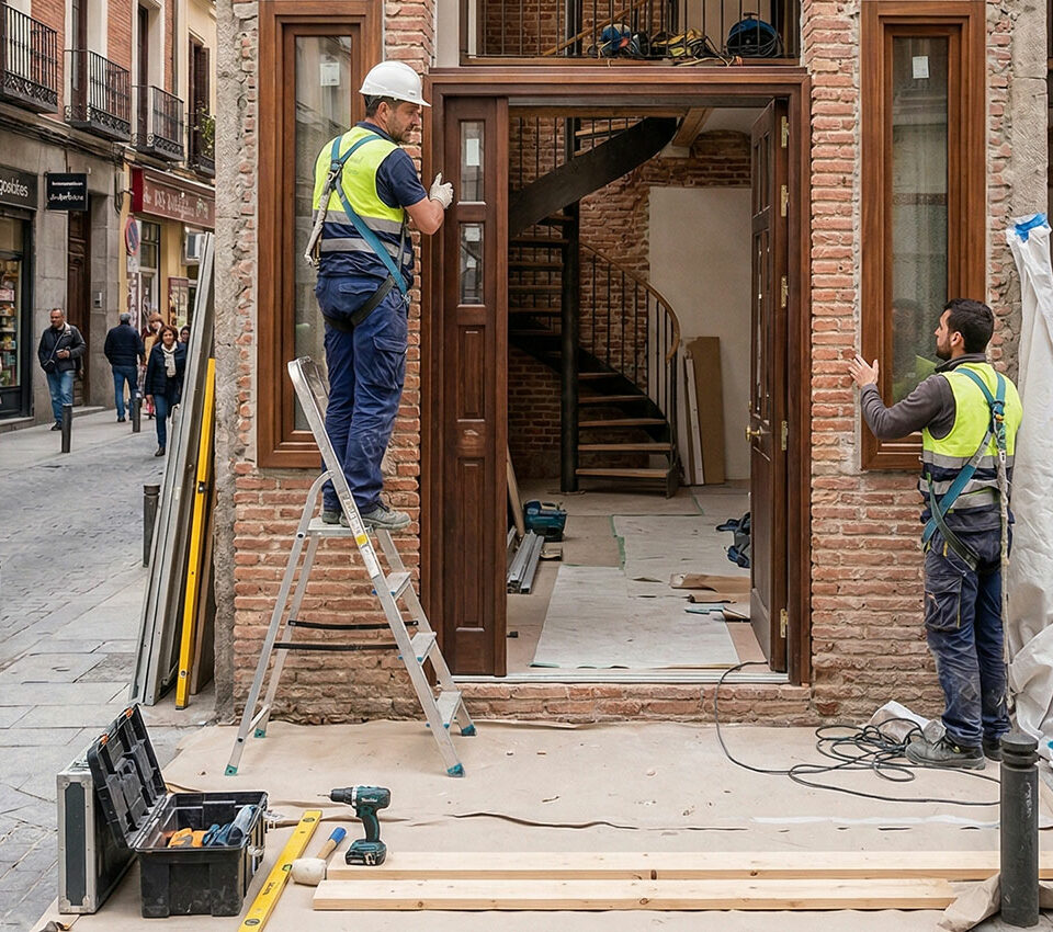 Arreglos de locales comerciales y Loft en Madrid Deco Rosas