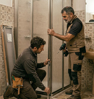 Mamparas de ducha y servicios de reparaciones en Madrid Deco Rosas