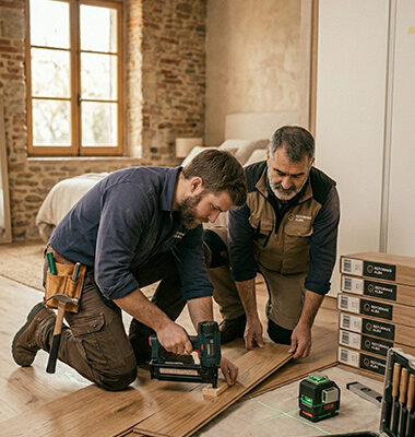 Tarima y servicios de reparaciones en Madrid Deco Rosas